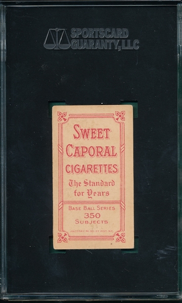 1909-1911 T206 Reulbach, No Glove, Sweet Caporal Cigarettes SGC 60