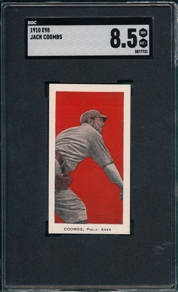 1910 E98 Jack Coombs SGC 8.5 *Red*