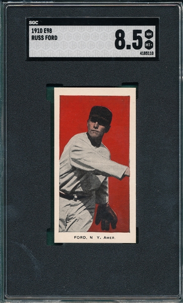 1910 E98 Russ Ford SGC 8.5 *Red*