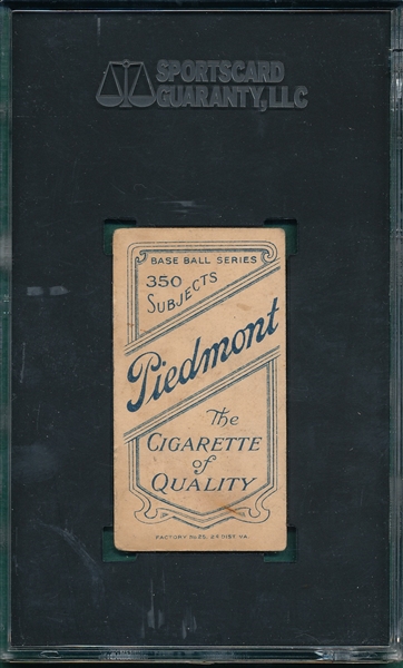 1909-1911 T206 Mitchell, Mike, Piedmont Cigarettes SGC 3