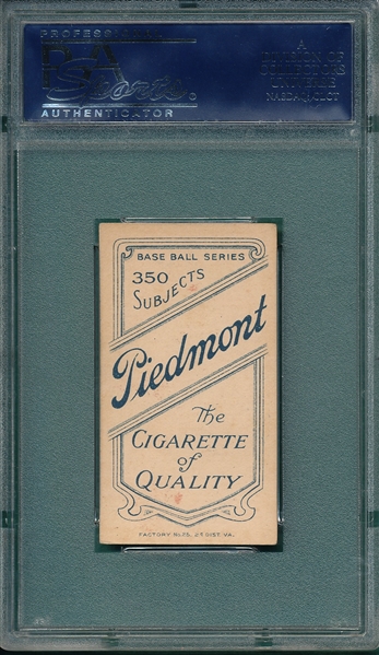 1909-1911 T206 Phillippe Piedmont Cigarettes PSA 4