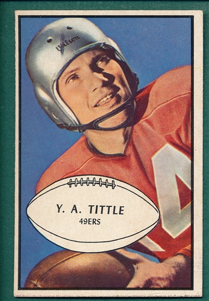 1953 Bowman FB #56 Y. A. Tittle 