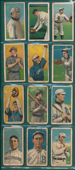 1909-1911 T206 Lot of (12) W/ Powers