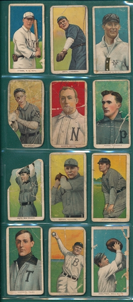 1909-1911 T206 Lot of (12) W/ Southern Leaguers & O'Hara