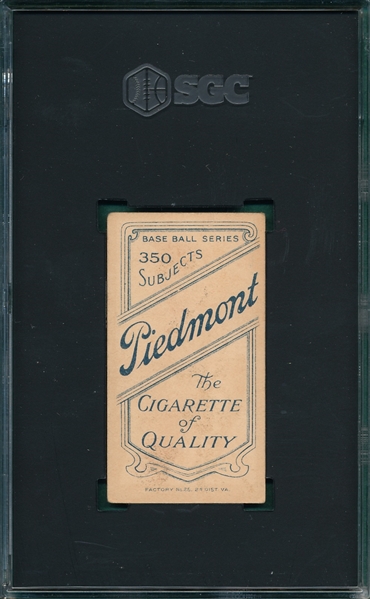 1909-1911 T206 Phillippe Piedmont Cigarettes SGC 3