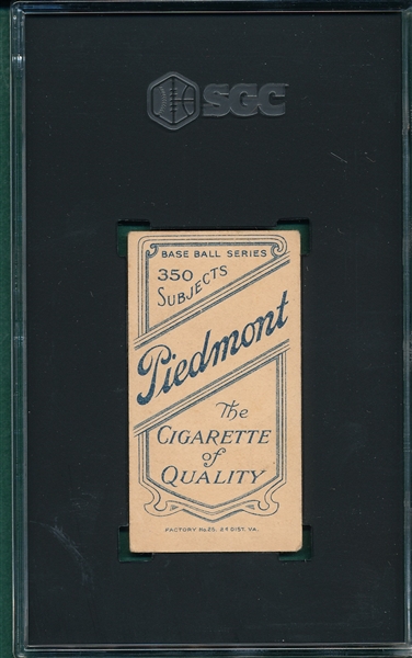 1909-1911 T206 Beck Piedmont Cigarettes SGC 3