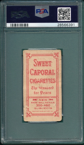 1909-1911 T206 Murphy, Batting, Sweet Caporal Cigarettes PSA 1.5 *Factory 25*