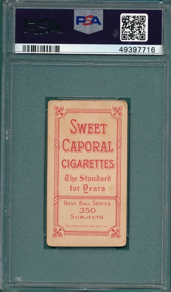 1909-1911 T206 Tannehill, Jesse, Sweet Caporal Cigarettes PSA 2.5