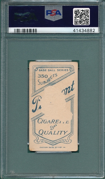 1909-1911 T206 Groom Piedmont Cigarettes PSA 1