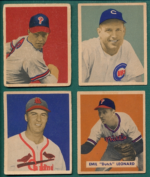 1949 Bowman Lot of (66) W/ Roberts, Rookie