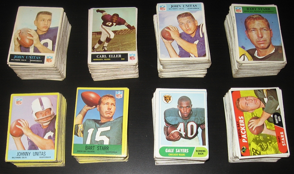 1965-68 Topps & Philadelphia Football Near Sets W/ 66 Philly Complete, Sayers, Rookie