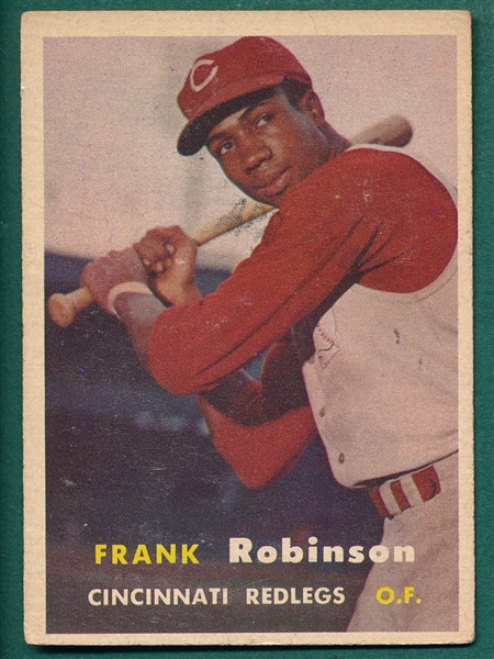 1957 Topps #35 Frank Robinson, Rookie