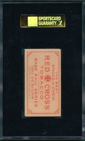 1910-12 T215 Hooks Wiltse Red Cross Tobacco SGC 40