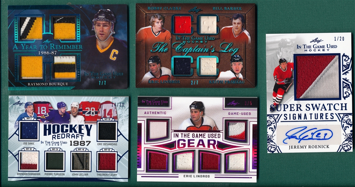 2020-21 Leaf Hockey, In the Game, Lot of (15)