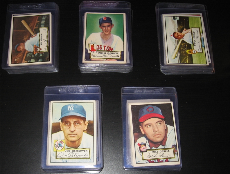 1952 Topps Lot of (94) W/ #36 Hodges, Red