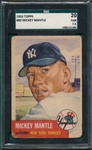 1953 Topps #82 Mickey Mantle SGC 20
