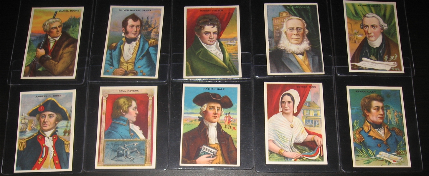 1927 F130 Heroes of History, Gridley Butter, Partial Set (30/48) W/ Sitting Bull 
