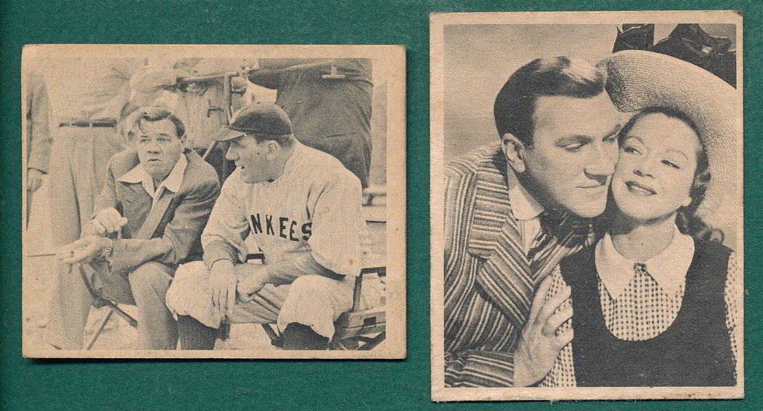 1948 Swell Babe Ruth Story, Lot of (2) W/ #1 Babe Ruth & #4