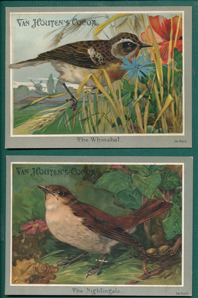1890s Van Houten's Aviary Complete Set (10) W/ Envelope