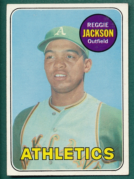 1969 Topps #260 Reggie Jackson, Rookie