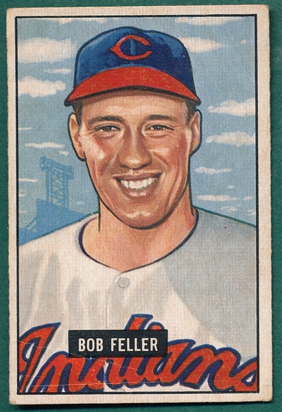 1951 Bowman #30 Bob Feller 