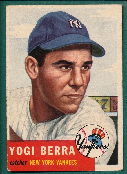 1953 Topps #104 Yogi Berra 