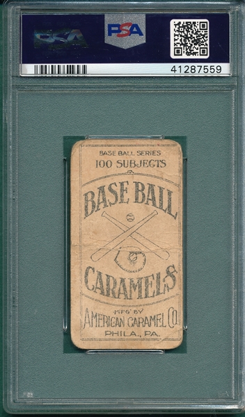 1909-11 E90-1 Honus Wagner, Batting, American Caramel Co. PSA 1