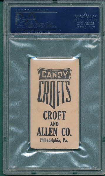 1909 E92 Bill O'Hara Crofts Candy PSA 3