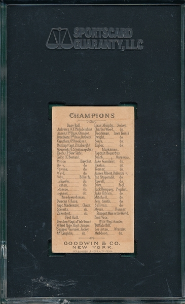 1888 N162 Fitzgerald Goodwin Champions SGC 60