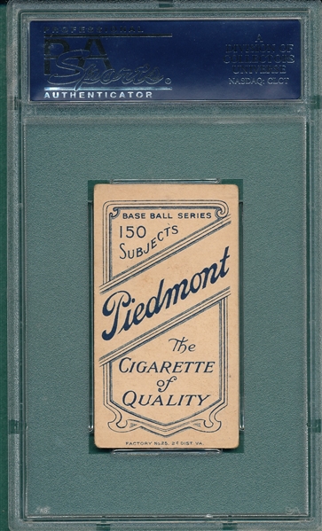 1909-1911 T206 Walsh Piedmont Cigarettes PSA 4 (MC)