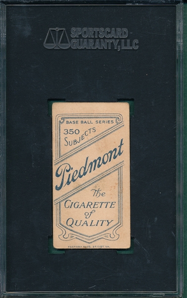 1909-1911 T206 Rossman Piedmont Cigarettes SGC 35 *Double Name*