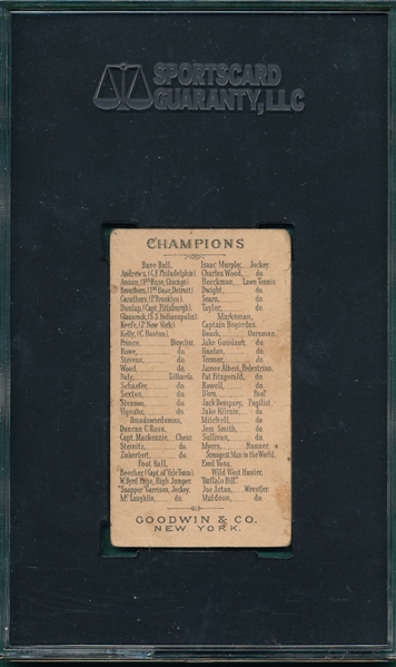 1888 N162 McLaughlin Goodwin Champions SGC 20 