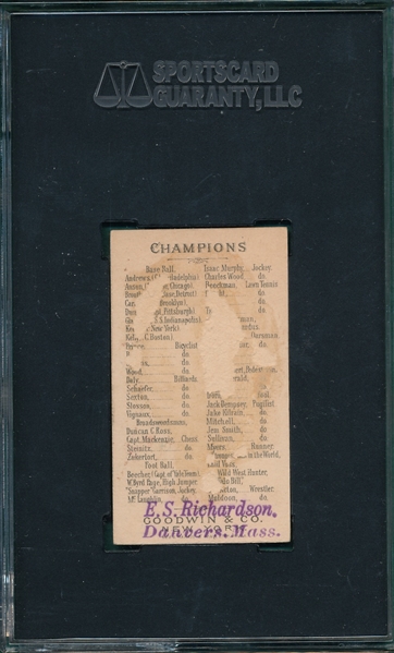 1888 N162 Smith Goodwin Champions SGC 10