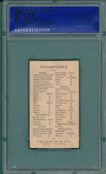 1888 N162 Sexton Goodwin Champions PSA 4