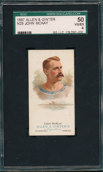 1887 N28 McKay Allen & Ginter Cigarettes SGC 50