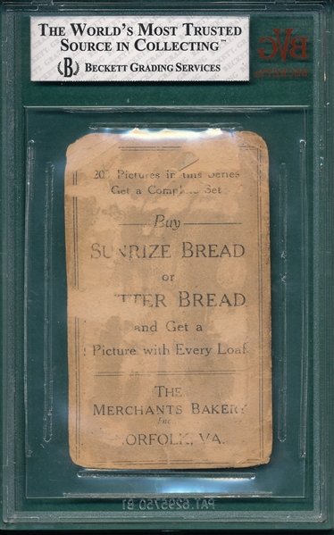 1917 Merchant's Bakery #192 Art Wilson BVG 1 *Pop 2*