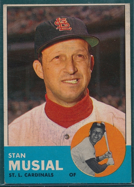 1963 Topps #250 Stan Musial
