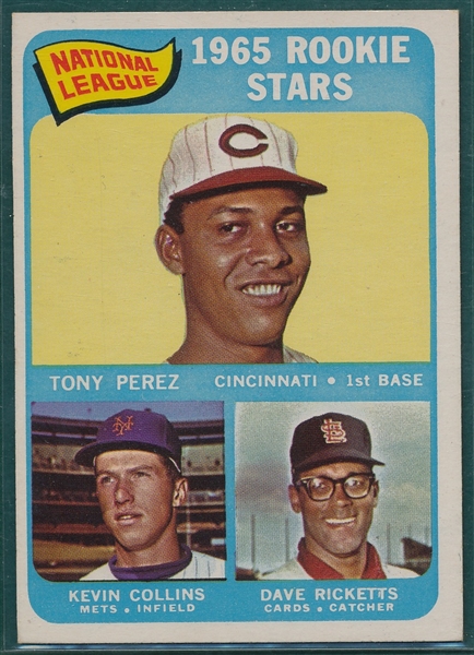 1965 Topps #581 Tony Perez, High #, Rookie
