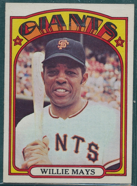 1972 Topps #49 Willie Mays 