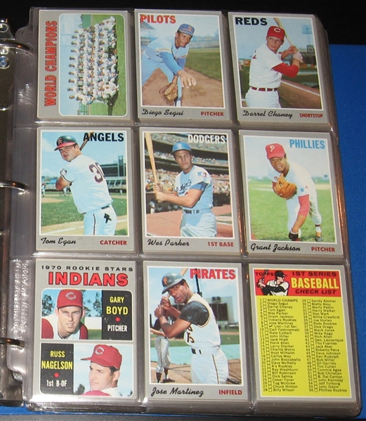 1970 Topps Baseball Complete Set (720) W/ Munson, Rookie