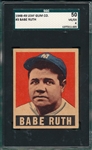 1948 Leaf #3 Babe Ruth SGC 50 