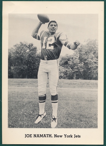 1965-66 Joe Namath NY Jets Team Issue