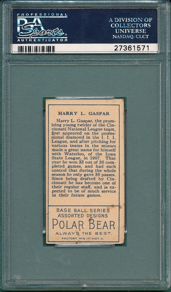 1911 T205 Gaspar Polar Bear PSA 3.5