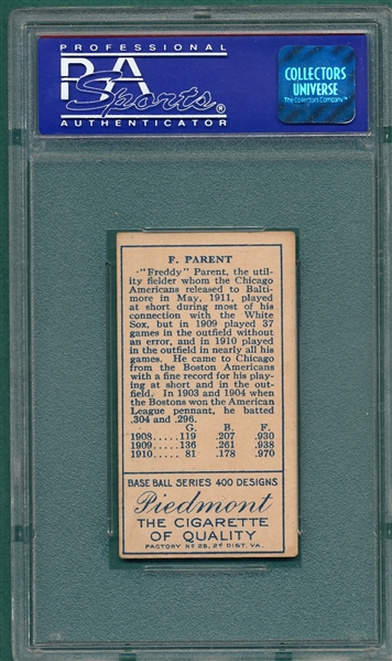 1911 T205 Parent Piedmont Cigarettes PSA 5
