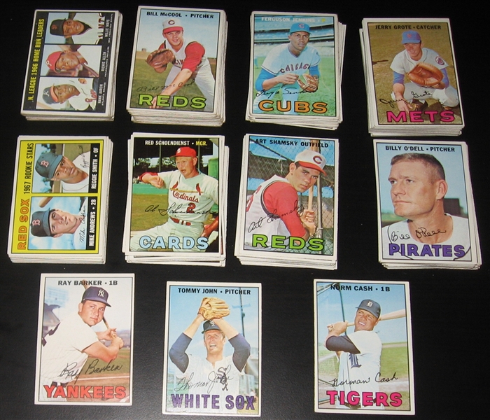 1967 Topps Lot of (214) W/ Gibson
