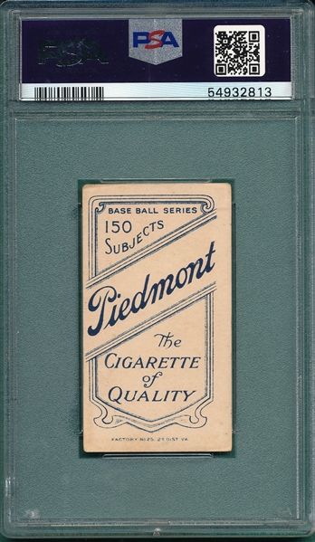 1909-1911 T206 Willis, Portrait, Piedmont Cigarettes PSA 3.5 