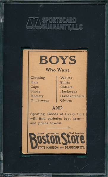1917 Boston Store #44 Larry Doyle SGC 40 
