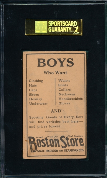 1917 Boston Store #57 Joe Gedeon SGC 40 