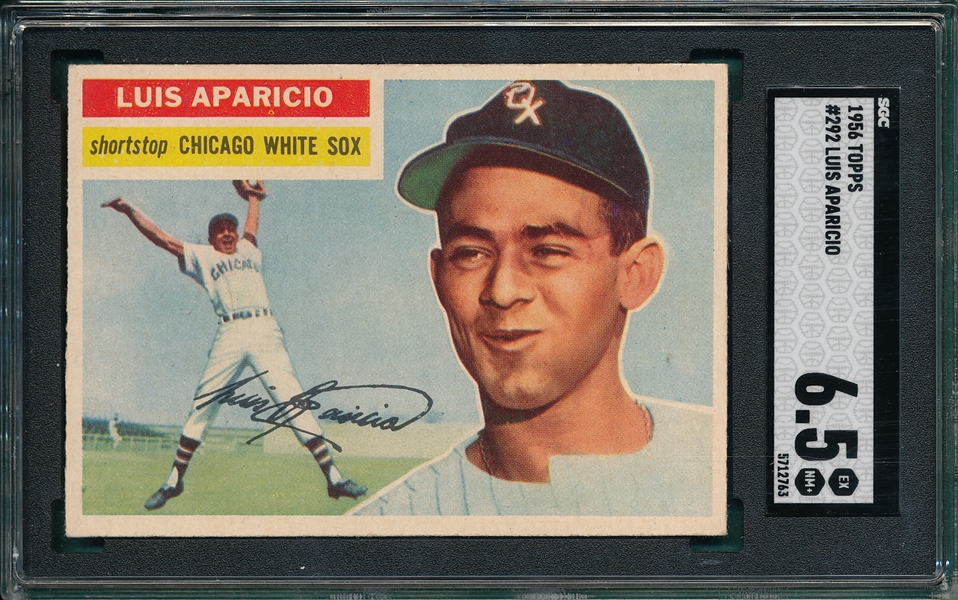 1956 Topps #292 Luis Aparicio SGC 6.5