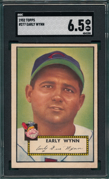 1952 Topps #277 Early Wynn SGC 6.5